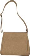 Zusss Schoudertas met Brede Band Taupe dames