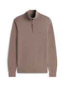 Tommy Hilfiger Gebreide Zip-Trui Pima  Taupe heren