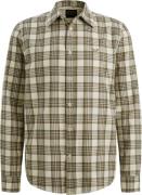 Pme Legend Overhemd Herringbone Yarn Beige heren