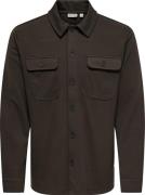 Only & Sons Overshirt Newkodyl Bruin heren
