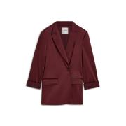 Summum Blazer Shine Bordeaux Rood dames