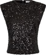 Co'couture Top Hoslin CC Seequin Zwart dames