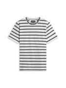 Tommy Hilfiger T-shirt Stripe Pocket regular fit Wit heren