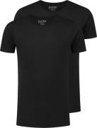 Slater T-shirt Basic Fit 2-Pack Zwart heren