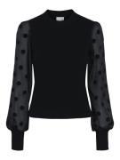 Y.A.S. Pullover Dotme Zwart dames
