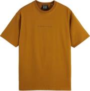 Scotch & Soda T-shirt  Bruin heren