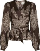 Neo Noir Blouse Rista Bruin dames