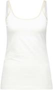Bomont Top Lurex Strap Off White dames