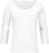 Bomont T-shirt Rond neck lurex 3/4 Off White dames