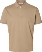 Selected Homme Polo Fave Beige heren