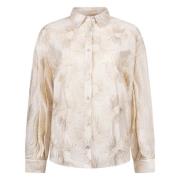 Nukus Blouse Nola  Beige dames