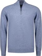 NZA Half zip Trui Blauw heren