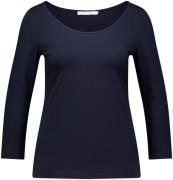 Bomont Top 3/4 Mouw Ronde Hals Navy dames