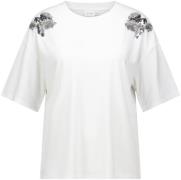 Vila T-shirt Viselsa  Crème dames