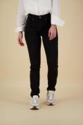 Enjoy Broek  5-Pocket Superstretch Lang  Zwart dames
