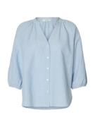 Selected Femme Blouse Cleo-Alberta  Blauw dames