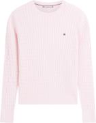 Tommy Hilfiger Trui Cable Roze dames