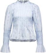 Y.A.S. Blouse Rava Smock Hemelsblauw dames