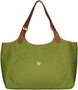 Zusss Tas love tote Groen dames