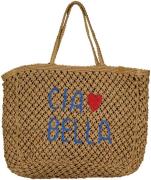 Zusss Strandtas Ciau Beige dames