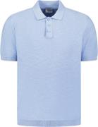 No Excess Polo Slub Blauw heren