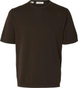 Selected Homme T'shirt Torino Bruin heren
