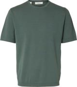 Selected Homme T'shirt Torino Groen heren