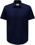 Dstrezzed Overhemd Anthony Navy heren