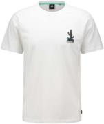 Petrol T-Shirt Classic Print Wit heren