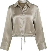 Yaya Blouse  Crinkle  Bruin dames