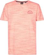 Petrol T-Shirt Classic Print Koraal heren