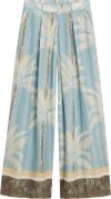 Summum Broek Palmtree  Blauw dames