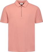 No Excess Polo Zipper Koraal heren