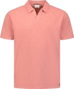 No Excess Polo Jacquard Koraal heren