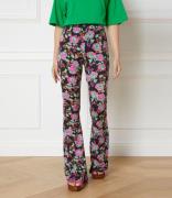 Refined Department Broeken Knitted Flower Pants Abba Zwart