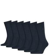 Tommy Hilfiger Sokken Men Sock 6P Blauw