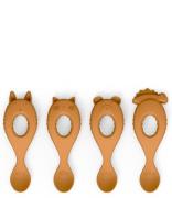 Liewood Baby Accessoires Liva Silicone Spoon 4-Pack Geel