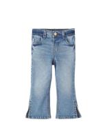 Name It Jeans Polly Skinnyboot Slit Jeans 6110-Ic Blauw