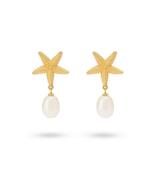 Earring Starfish And Sweetwater Pearl 42488Y