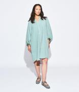 Dress Seersucker Green Pink