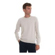 Round-neck pullover Gran Sasso , Beige , Heren