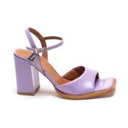 High Heel Sandals Angel Alarcon , Purple , Dames