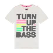 T-Shirt- Kltv TS SS Bass Kultivate , White , Heren