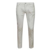 Smal gesneden broek Dondup , White , Heren