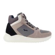 Heren Sneakers van Leer en Stof met Vetersluiting Harmont & Blaine , B...