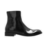 Enkellaarzen in zwart geruit stijl Maison Margiela , Black , Heren