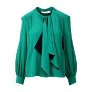 Blouses Simona Corsellini , Green , Dames