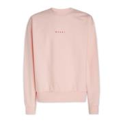 Klassieke Sweatshirt Upgrade voor Mannen Marni , Pink , Heren