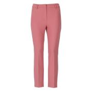 Roze Bi-Stretch Canvas Broek Max Mara Weekend , Pink , Dames