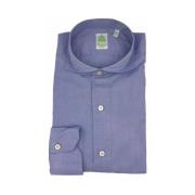 Formele Overhemd Finamore , Purple , Heren